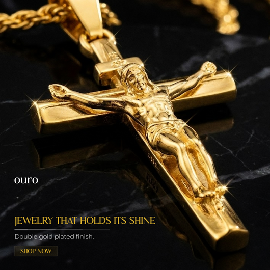 Vintage 14K Gold Crucifix