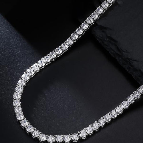 Iced Tennis Cross Chain