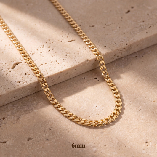 14K Gold Monaco Cuban Chain