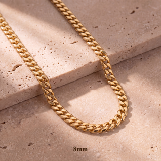 14K Gold Monaco Cuban Chain