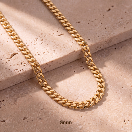14K Gold Monaco Cuban Chain