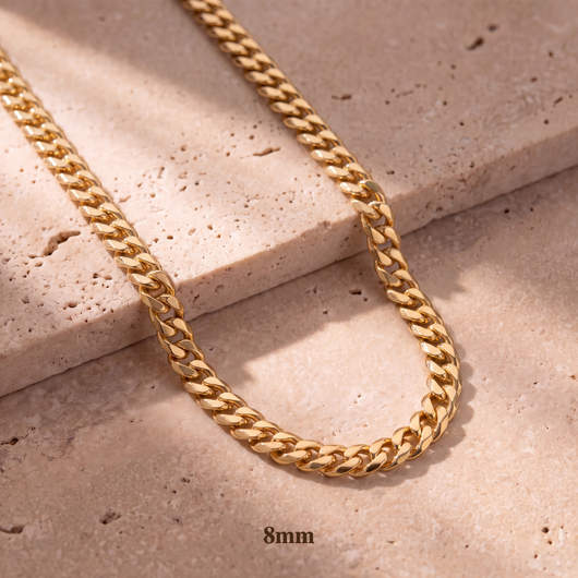 14K Gold Monaco Cuban Chain