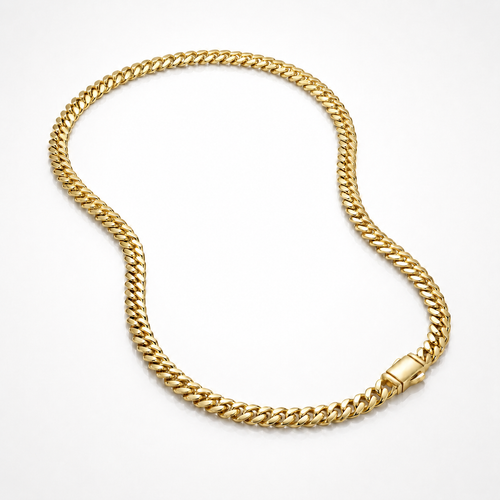 14K Gold Monaco Cuban Chain