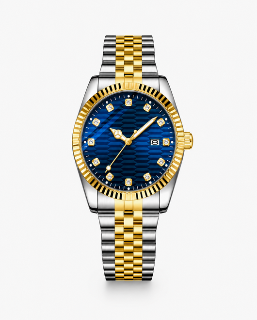 Ouro Royalist Watch (Blue Navy Dial)