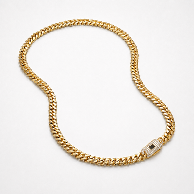 14K Gold Monaco Cuban Chain