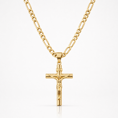 Vintage 14K Gold Crucifix