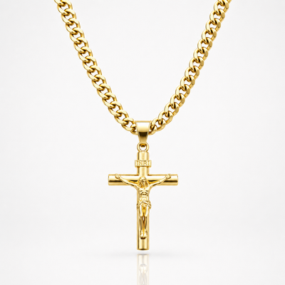 Vintage 14K Gold Crucifix