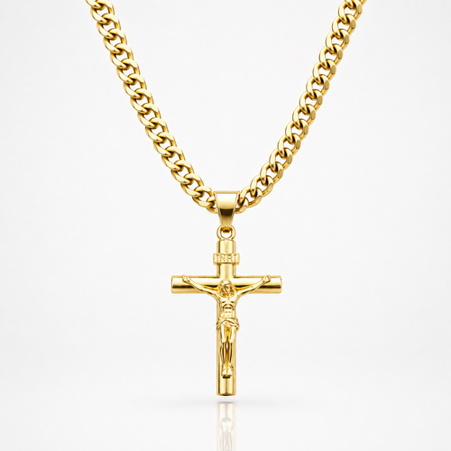 Vintage 14K Gold Crucifix