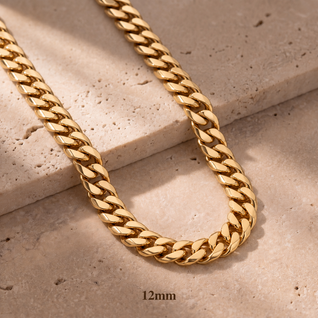 14K Gold Monaco Cuban Chain