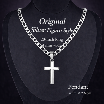 Stainless Steel Layered Cross