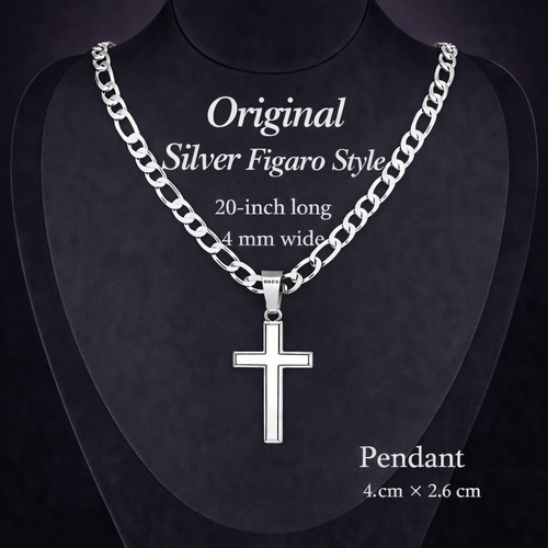 Stainless Steel Layered Cross