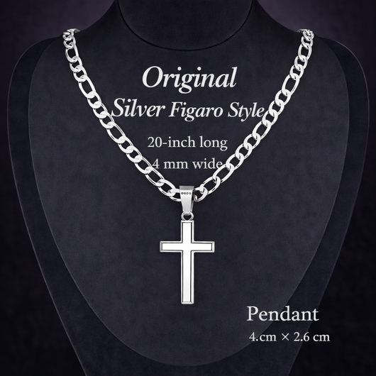 Stainless Steel Layered Cross