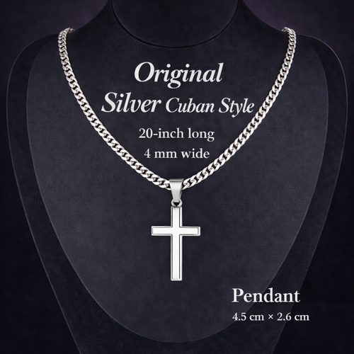 Stainless Steel Layered Cross
