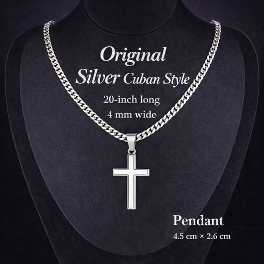 Stainless Steel Layered Cross
