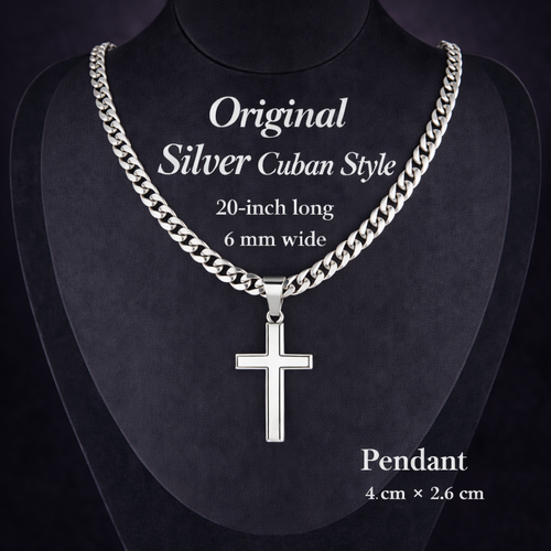 Stainless Steel Layered Cross