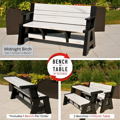Convertible Bench to Table XL