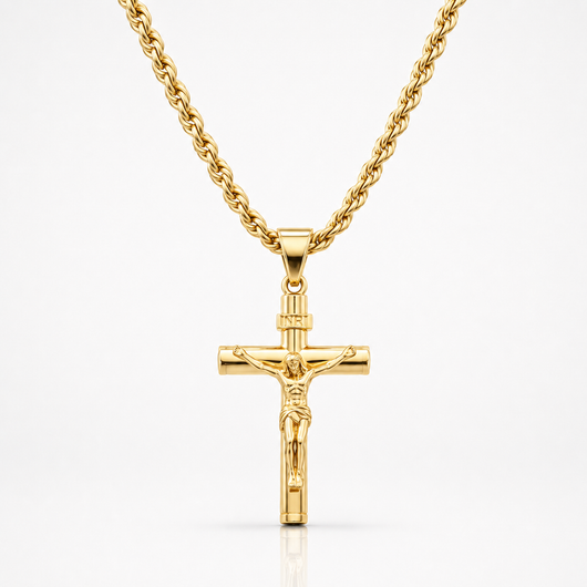 Vintage 14K Gold Crucifix