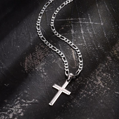 Stainless Steel Layered Cross